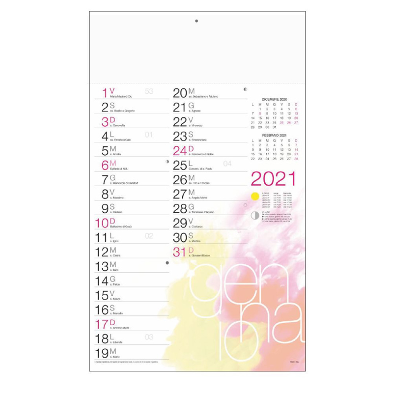 Calendario Design 2021